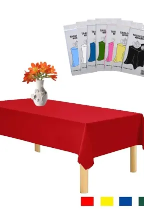 PLASTİK KIRMIZI MASA ÖRTÜSÜ PLASTİK KIRMIZI MASA ÖRTÜSÜ