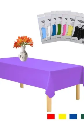 PLASTİK MOR MASA ÖRTÜSÜ PLASTİK MOR MASA ÖRTÜSÜ