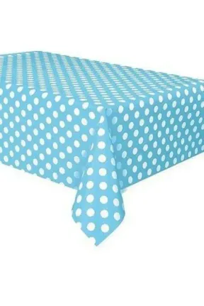 PLASTİK PUANLI MAVİ MASA ÖRTÜSÜ PLASTİK PUANLI MAVİ MASA ÖRTÜSÜ
