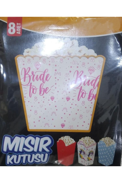 MISIR KUTUSU BRİDE TO BE BEYAZ 8 Lİ