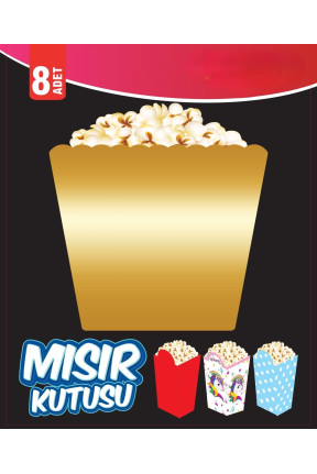 MISIR KUTUSU ALTIN ESKİTME 8 Lİ