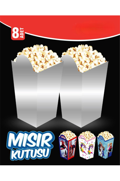 MISIR KUTUSU GÜMÜŞ 8 Lİ