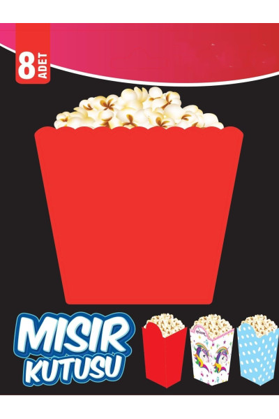 MISIR KUTUSU KIRMIZI 8 Lİ