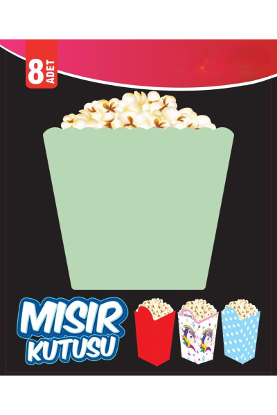 MISIR KUTUSU SOFT YEŞİL 8 Lİ