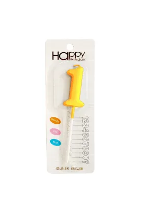 ORTA BOY 1 RAKAM GOLD MUM 12CM