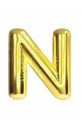 TOPTAN 34 İNC FOLYO BALON HARF ALTIN N TOPTAN 34 İNC FOLYO BALON HARF ALTIN N