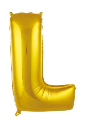 TOPTAN 34 İNC FOLYO BALON HARF ALTIN L