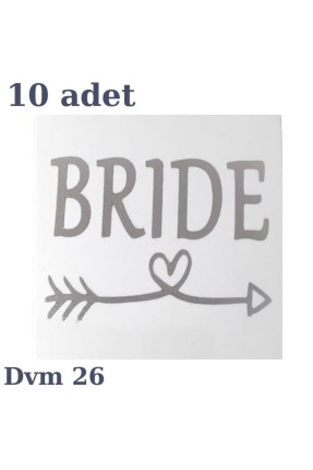 DÖVME BRİDE GÜMÜŞ AŞK OKU NO:26
