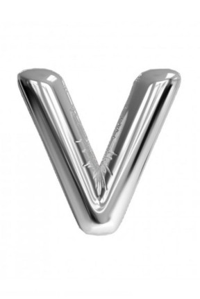 40 INC FOLYO BALON HARF GÜMÜŞ V