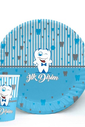 TABAK BARDAK DİŞ MAVİ