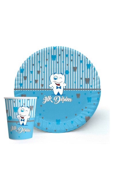 TABAK BARDAK DİŞ MAVİ