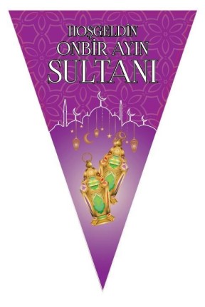 FLAMA RAMAZAN HOŞGELDİN 11 AY SULTANI MOR