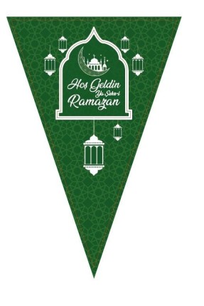 FLAMA RAMAZAN HOŞGELDİN YA ŞEHRİ RAMAZAN YEŞİL