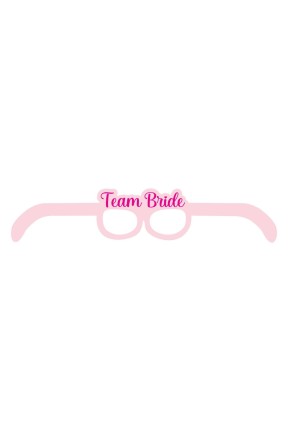 GÖZLÜK TEAM BRİDE PEMBE 8 Lİ KAĞIT GÖZLÜK TEAM BRİDE PEMBE 8 Lİ KAĞIT