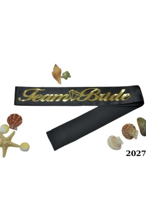 KUŞAK TEAM BRİDE SİYAH ALTIN