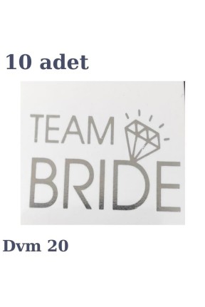DÖVME TEAM BRİDE GÜMÜŞ NO:20