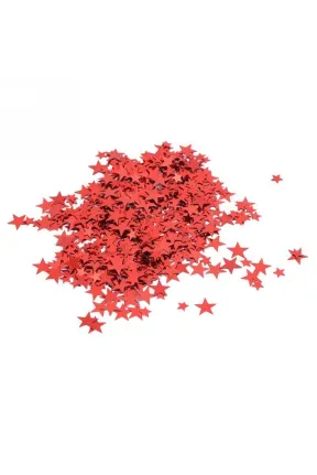 METALİZE BALON İÇİ YILDIZ KIRMIZI PUL