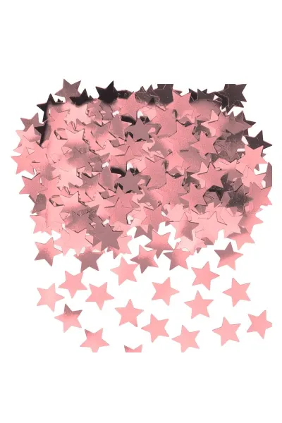 METALİZE BALON İÇİ YILDIZ ROSEGOLD PUL