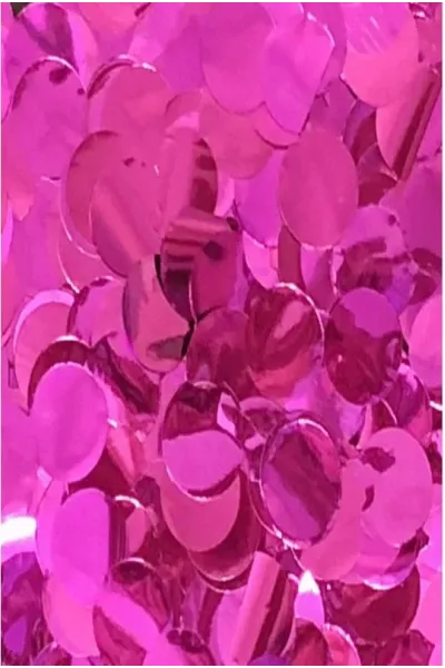 METALİZE BALON İÇİ FUŞYA PUL