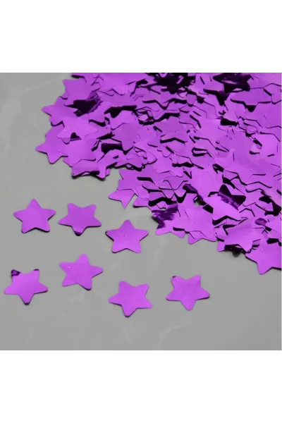 METALİZE BALON İÇİ YILDIZ MOR PUL METALİZE BALON İÇİ YILDIZ MOR PUL