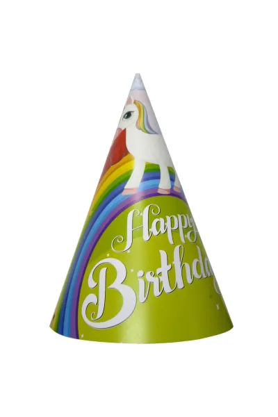 8 Lİ UNİCORN HAPPY BİRTHDAY ŞAPKA