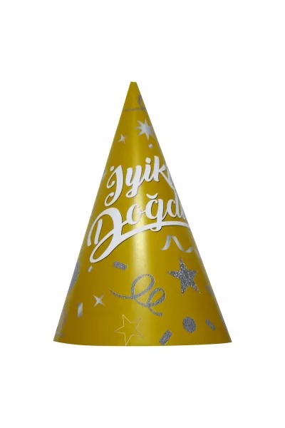 8 Lİ İYİKİ DOĞDUN GOLD ŞAPKA