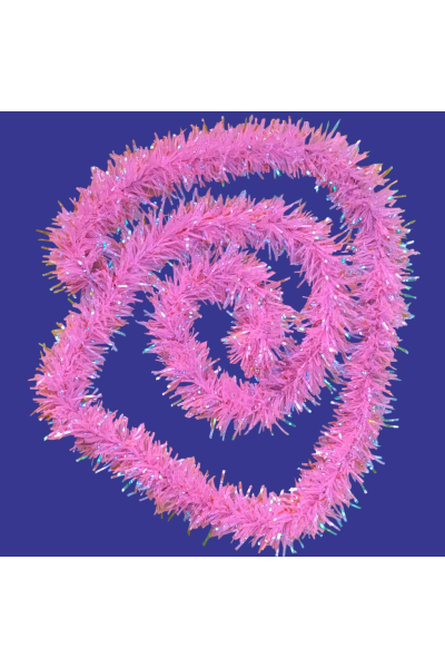 2 MT TEKLİ METALİZE HOLOGRAM PEMBE SİM BAĞ