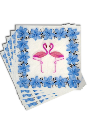 20 Lİ FLAMİNGO MAVİ PEÇETE