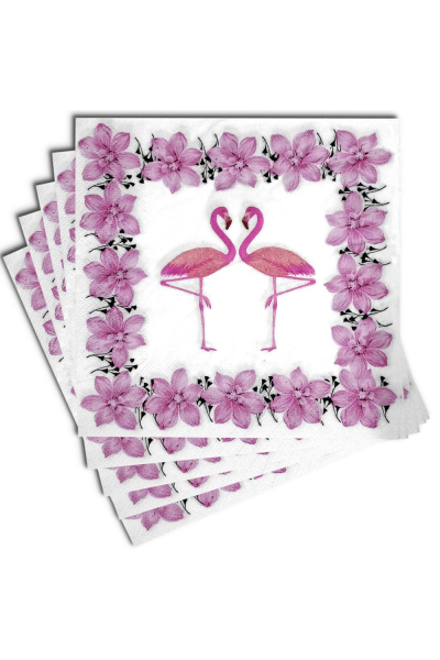 20 Lİ FLAMİNGO PEMBE PEÇETE