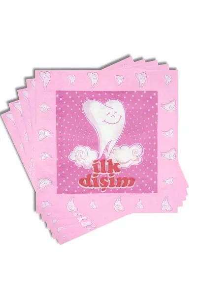 20 Lİ İLK DİŞ PEMBE PEÇETE