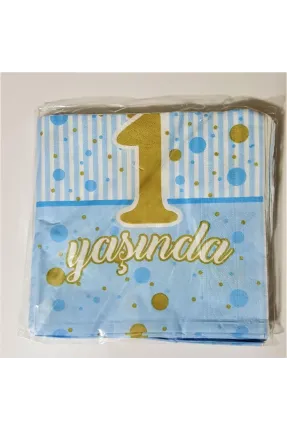 20 Lİ 1 YAŞINDA MAVİ PEÇETE