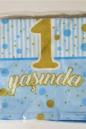 20 Lİ 1 YAŞINDA MAVİ PEÇETE
