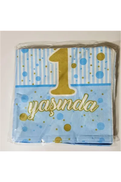 20 Lİ 1 YAŞINDA MAVİ PEÇETE