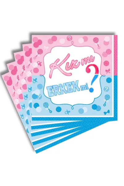 20 Lİ KIZ MI ERKEK Mİ PEÇETE