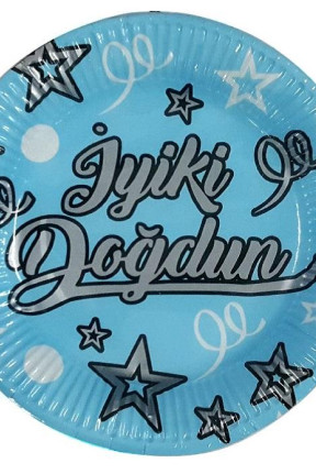 8 Lİ İYİKİ DOĞDUN MAVİ TABAK