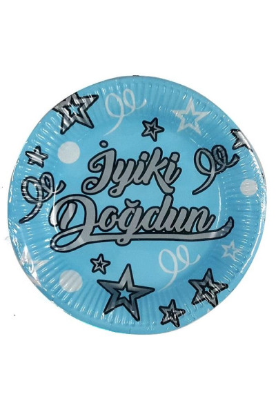 8 Lİ İYİKİ DOĞDUN MAVİ TABAK