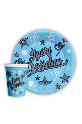 TABAK BARDAK İ.DOĞDUN MAVİ