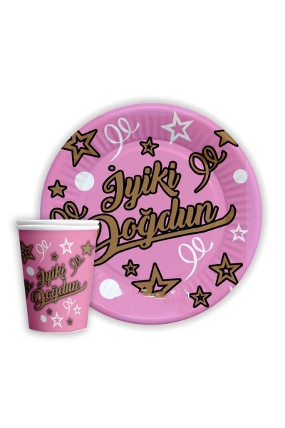 TABAK BARDAK İ.DOĞDUN PEMBE