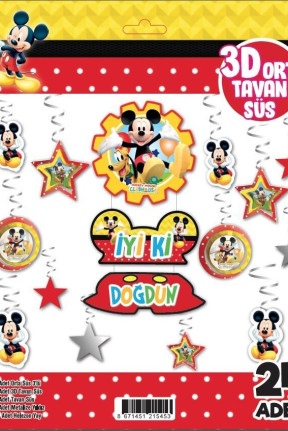 3D TAVAN SÜS 24 LÜ MİCKEY MOUSE