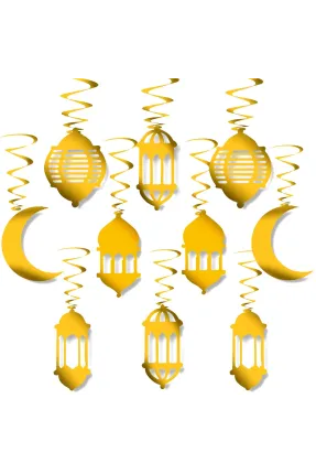 BG 10 LU METALİK RAMAZAN TAVAN SÜS