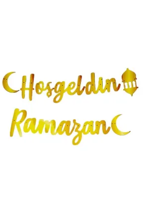 BG EL YAZILI HOŞGELDİN RAMAZAN UZAR YAZI