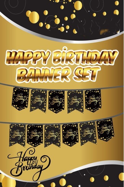 YAZI BANNER HAPPY BIRTHDAY