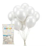 BALON METALİK BEYAZ 100lü