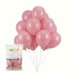BALON PASTEL KOYU PEMBE 100 LÜ