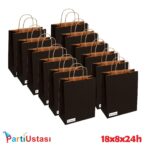 ÇANTA BÜKÜM SAPLI 18 X 8 X24 H (25AD) SİYAH