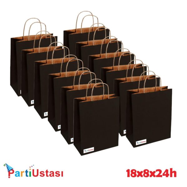 ÇANTA BÜKÜM SAPLI 18 X 8 X24 H (25AD) SİYAH