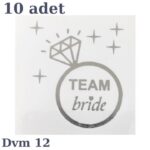 DÖVME TEAM BRİDE GÜMÜŞ NO:12 10 LU