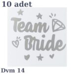 DÖVME TEAM BRİDE GÜMÜŞ NO:14 10 LU