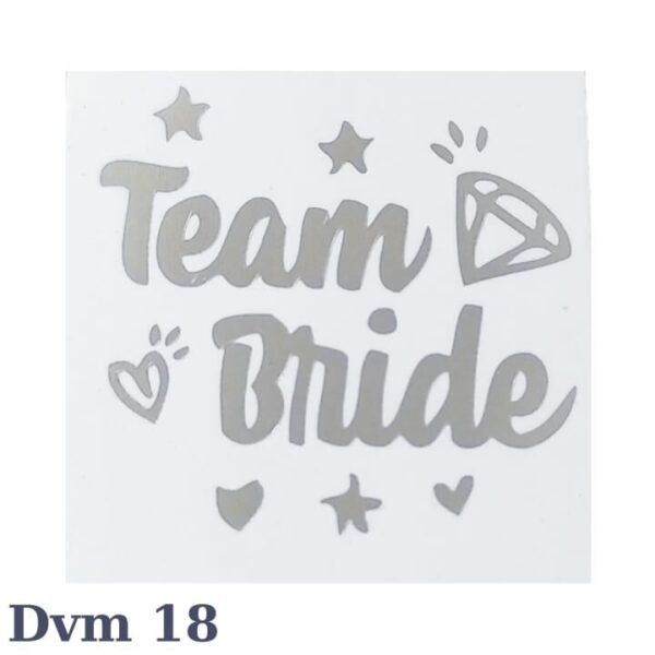 DÖVME TEAM BRİDE GÜMÜŞ NO:18 10 LU