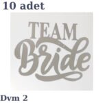 DÖVME TEAM BRİDE GÜMÜŞ NO:2 10 LU